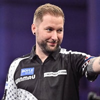 Danny Noppert tijdens de World Grand Prix
