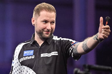 Danny Noppert tijdens de World Grand Prix