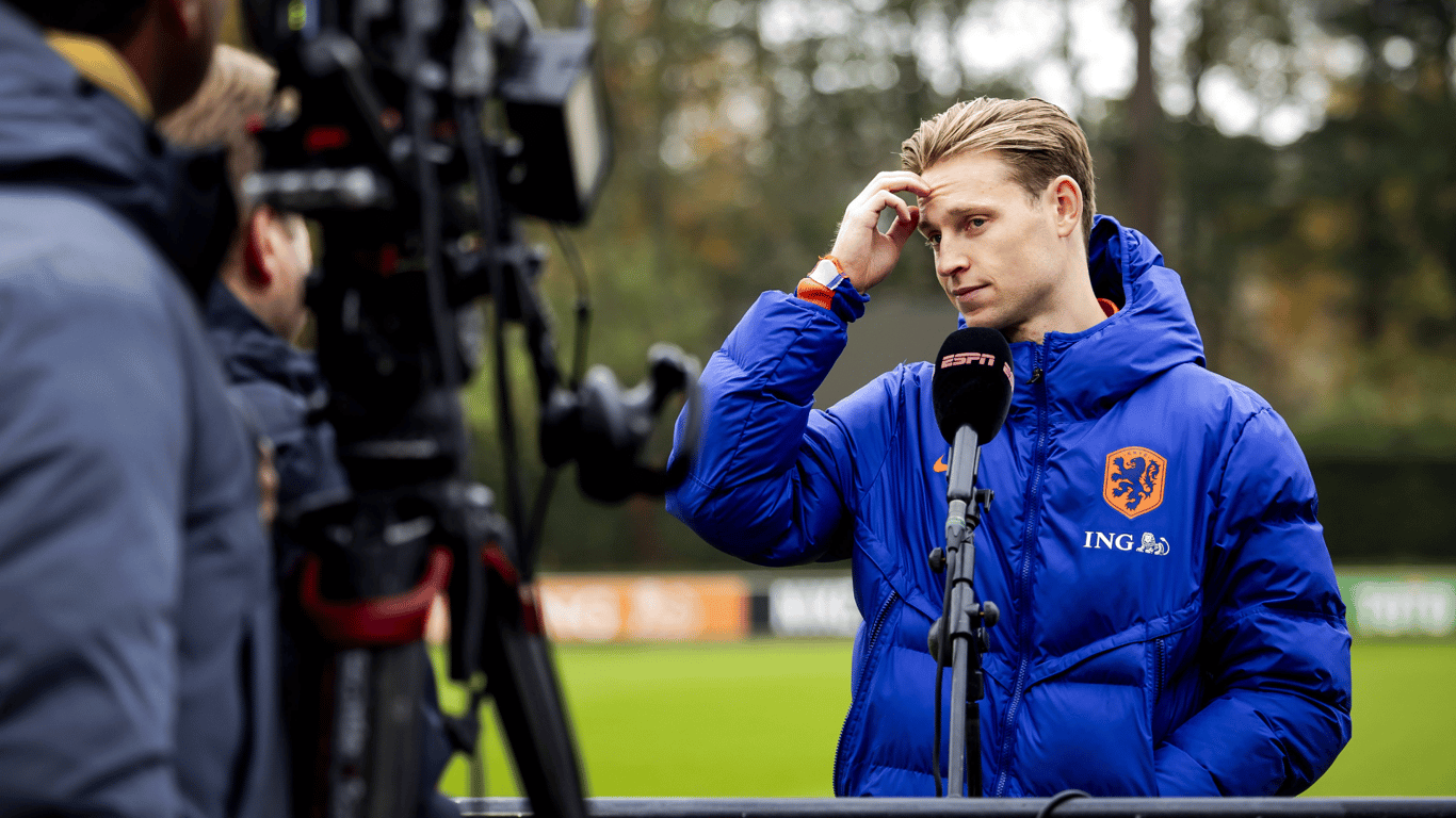 Frenkie de Jong is openhartig over het afgelopen jaar