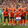 De opstelling van het Nederlands elftal tegen Zweden