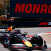 Max Verstappen in de RB21 op Monaco