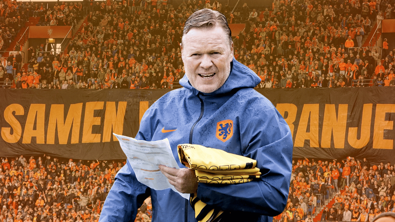 Ronald Koeman, bondscoach van het Nederlands elftal