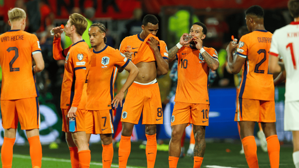 Teleurstelling bij het Nederlands elftal