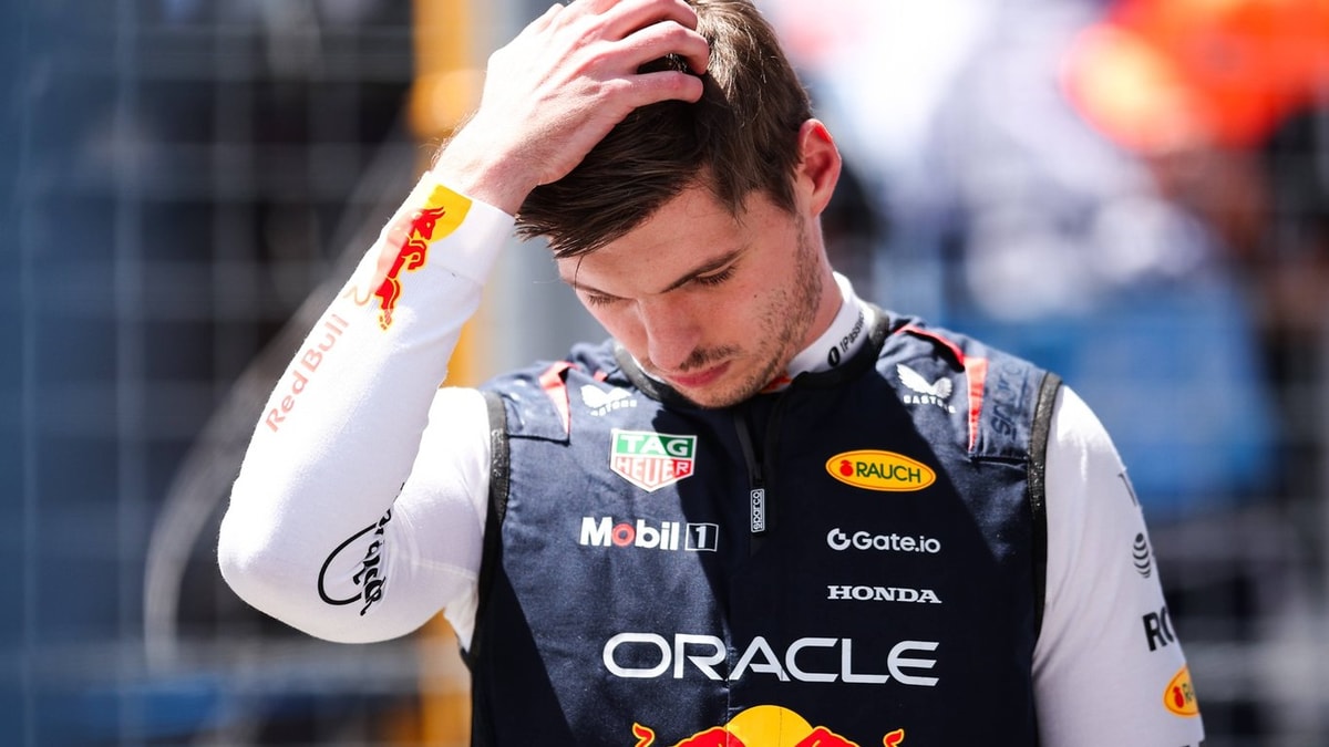Teleurstelling bij Max Verstappen