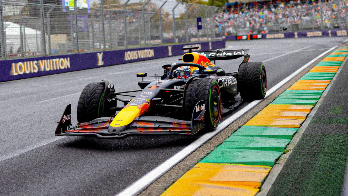 De RB21 van Max Verstappen