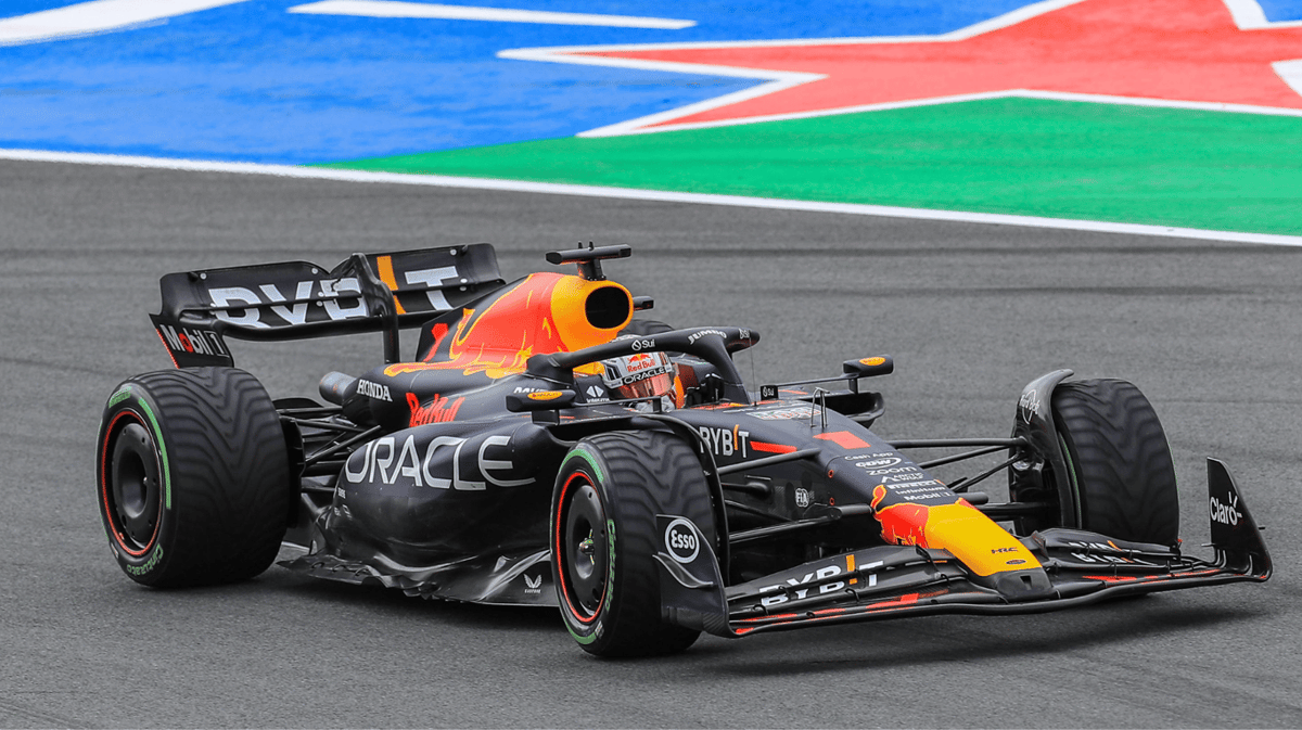 Max Verstappen in actie