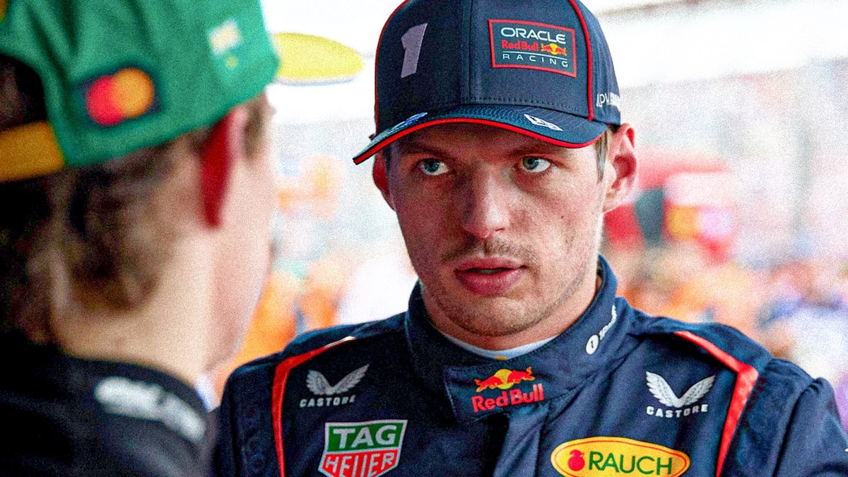 Max Verstappen is niet blij