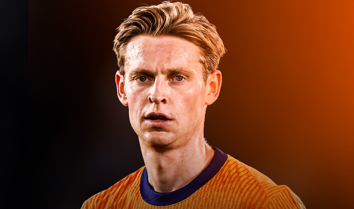 Frenkie de Jong na de wedstrijd Barcelona tegen Paris Saint Germain